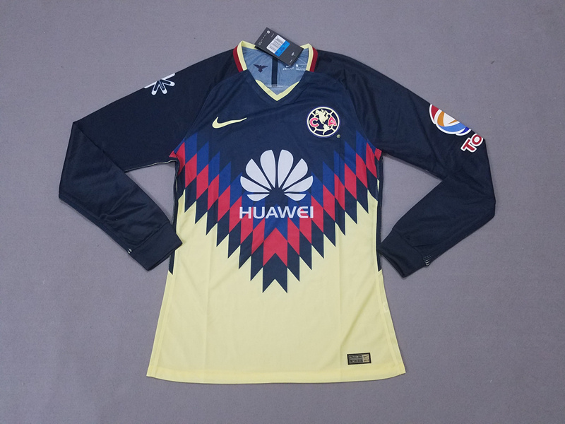Club America 2017/18 Home LS Soccer Jersey